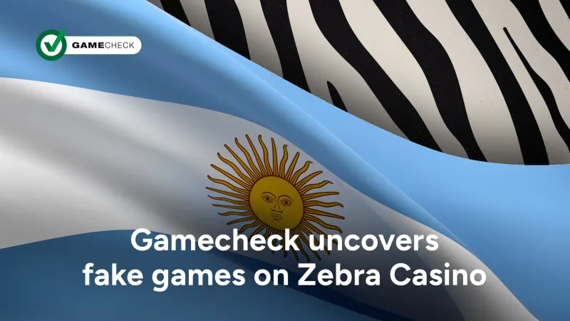Gamecheck, Zebra Casino'da sahte oyunları ortaya çıkardı.